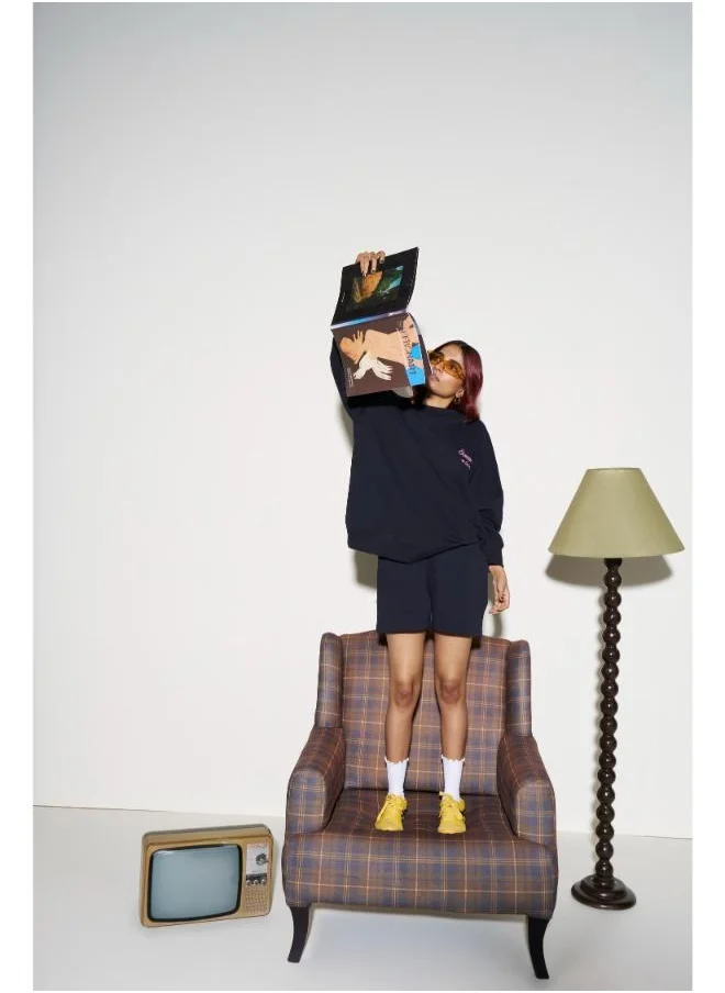 نسيسيرا Screaming On The Inside Terry Shorts Lounge Set
