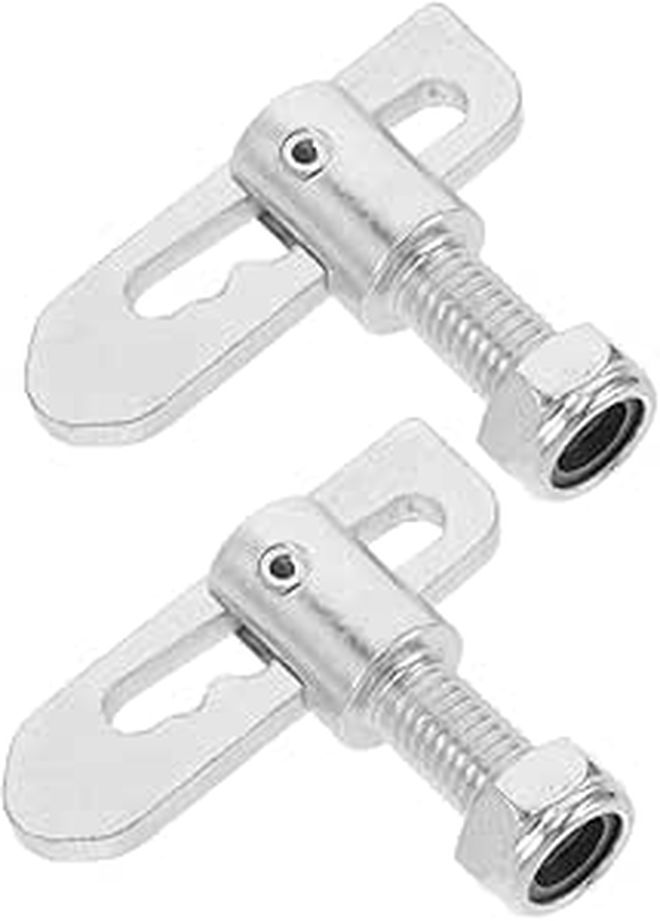 Heavy Duty Galvanized Iron Drop Bolt Locks 2pcs for Trailer Cargo Security Fastening - Image 1