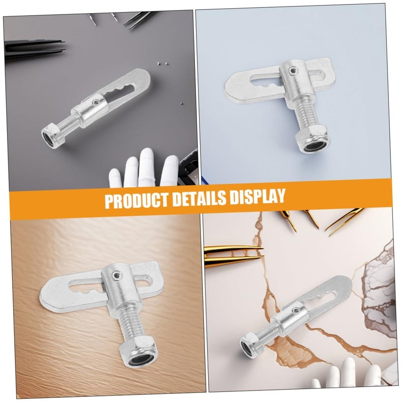 Heavy Duty Galvanized Iron Drop Bolt Locks 2pcs for Trailer Cargo Security Fastening - Image 4