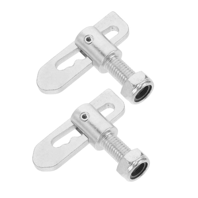 Heavy Duty Galvanized Iron Drop Bolt Locks 2pcs for Trailer Cargo Security Fastening - Image 2