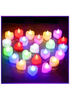 Generic LED Flameless Candles Light heart shape - 6 Pcs  - Image 4
