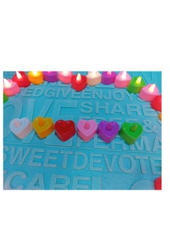 Generic LED Flameless Candles Light heart shape - 6 Pcs  - Image 2