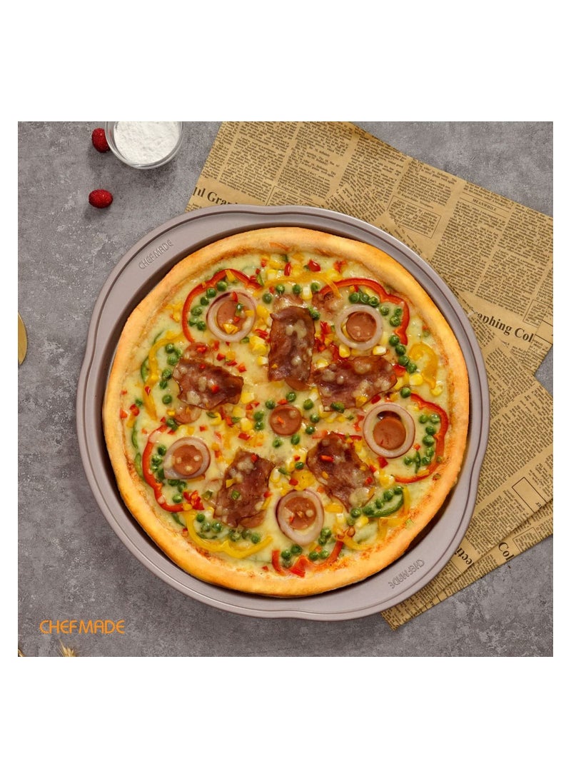 chefmade Pizza pan 14 Inch Non Stick Pizza Tray Bakeware - Image 5