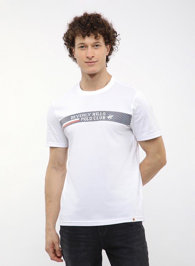 بيفرلي هيلز بولو كلوب تيشيرت بياقة دائرية برسومات - Image 1