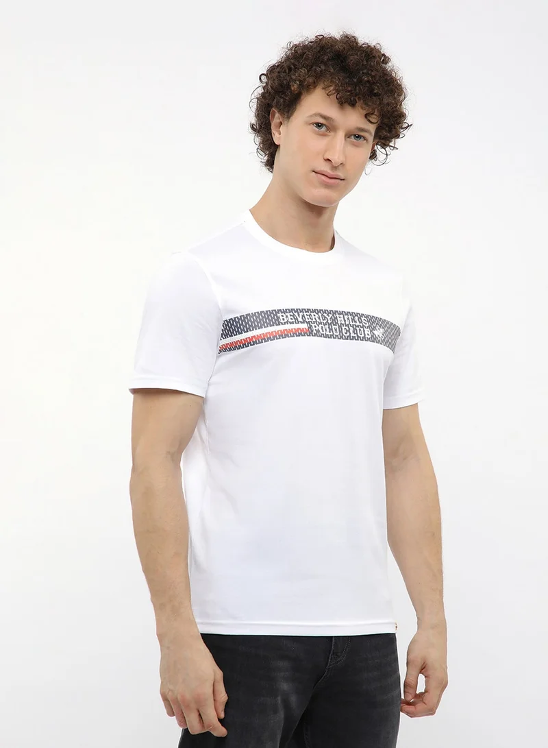 BEVERLY HILLS POLO CLUB  Graphic Crew Neck T-Shirt for Men | Best Price UAE