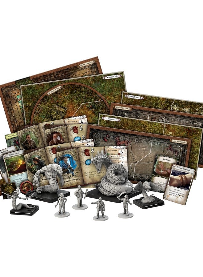 Fantasy Flight Games Mansions of Madness Path of The Serpent Expansion - Conquer The Perils of The Jungle and Unearth New Horrors! Ages 14+, 1-5 Players, 2-3 Hour Playtime, Made by Fantasy Flight Games - Image 2