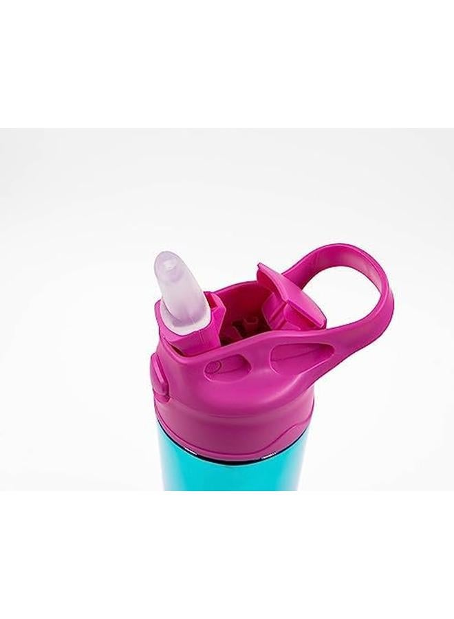 TINY WHEEL Stainless Steel Reflective Bottle 530 Ml Capacity Pink - Image 3