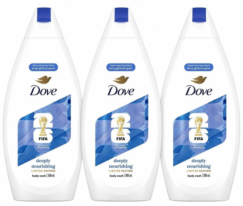Dove Deeply Nourishing Body Wash Limited Edition 3 x 500ml - Image 4