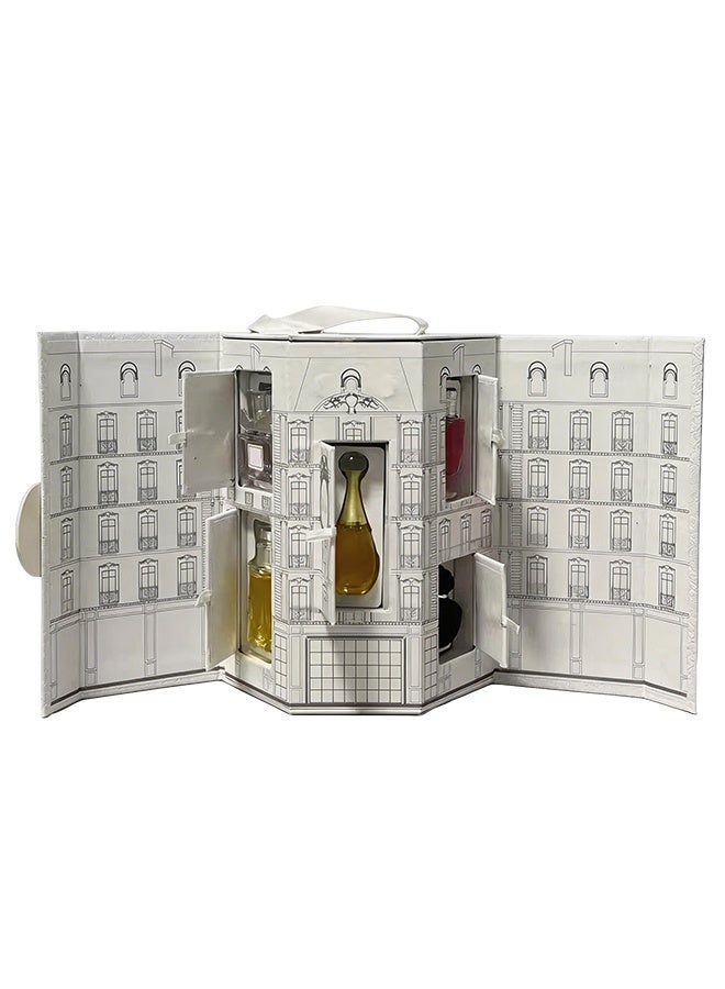 MARK HIM 5Pcs Castle Design Mini Perfume Gift Set for Women, Luxury Long Lasting Eau de Parfum Sampler Kit, Luxury Eau de Toilette Gift Box for Her, Mini Perfume Discovery Gift Set - Image 1
