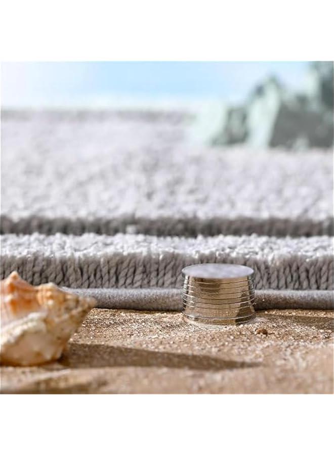 هوكور سجادة حمام فائقة النعومة من بايبي، سجادة حمام غير قابلة للانزلاق لارضية الحمام، ماصة وسميكة وقابلة للغسل، سجادة دش لغرفة النوم والحوض والدش (بيج، 40 × 60 سم) - Image 5