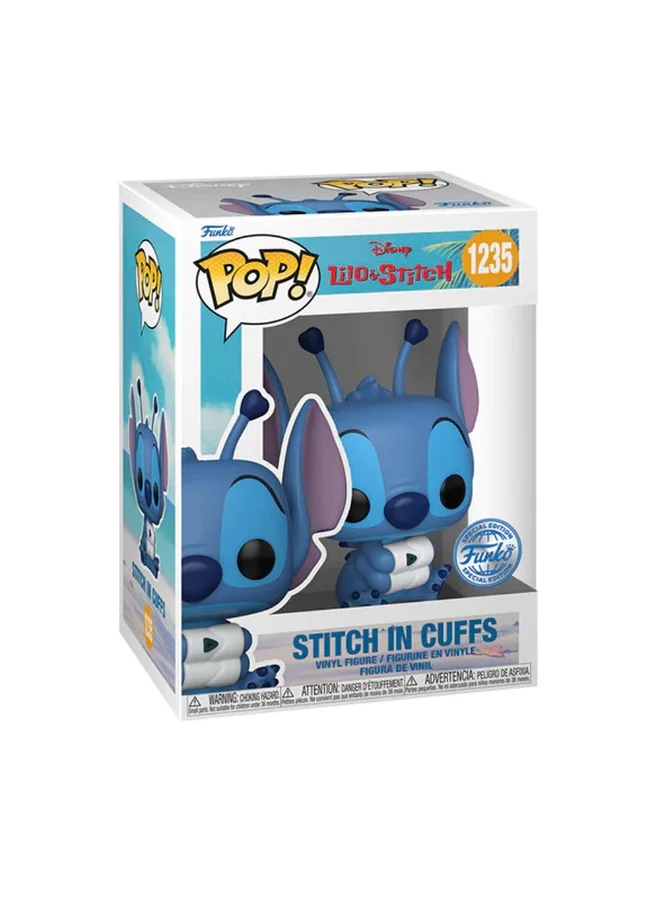 فانكو Funko Pop! Disney: Lilo & Stitch - Stitch in Cuffs (Exc) - Collectable Vinyl Figure - Gift Idea - Official Merchandise - Toys for Kids & Adults