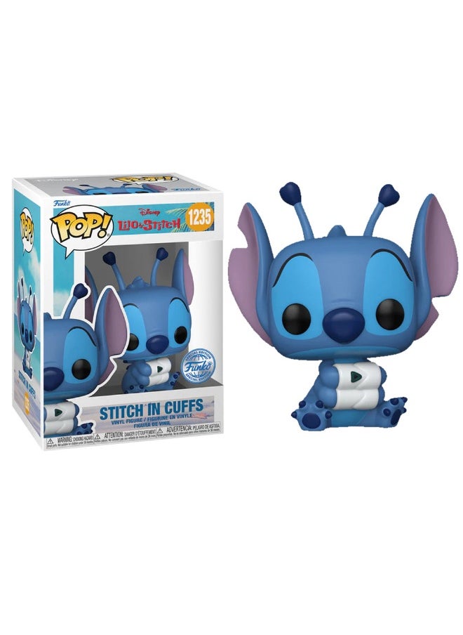 Funko - Funko Pop! Disney: Lilo & Stitch - Stitch in Cuffs (Exc) - Collectable Vinyl Figure - Gift Idea - Official Merchandise - Toys for Kids & Adults - Image 1