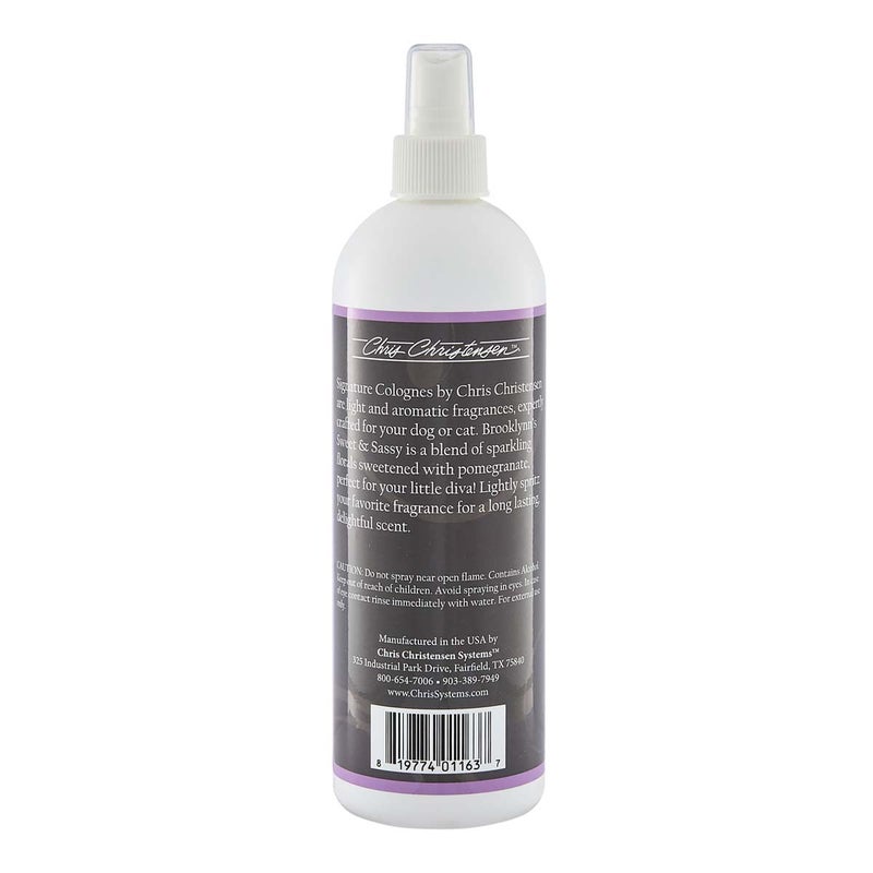 Chris Christensen Smart Scents Brooklynn's Sweet & Sassy Grooming Cologne, Groom Like a Professional, Long Lasting, Designer Fragrances, 16 oz - Image 2