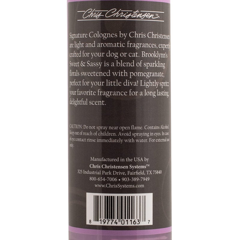 Chris Christensen Smart Scents Brooklynn's Sweet & Sassy Grooming Cologne, Groom Like a Professional, Long Lasting, Designer Fragrances, 16 oz - Image 3