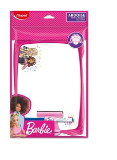 Maped - Barbie White Slate Board Set - Soft Shatterproof - 1 Erasable Slate + 1 Accessory Holder + 1 Brush + 1 Felt Tip Pen - Double Sided… - pzsku/ZBCB7BB366FDDCDEFDB11Z/45/_/1715672990/f8ddd91e-d593-45b8-a311-83c8d2c34797