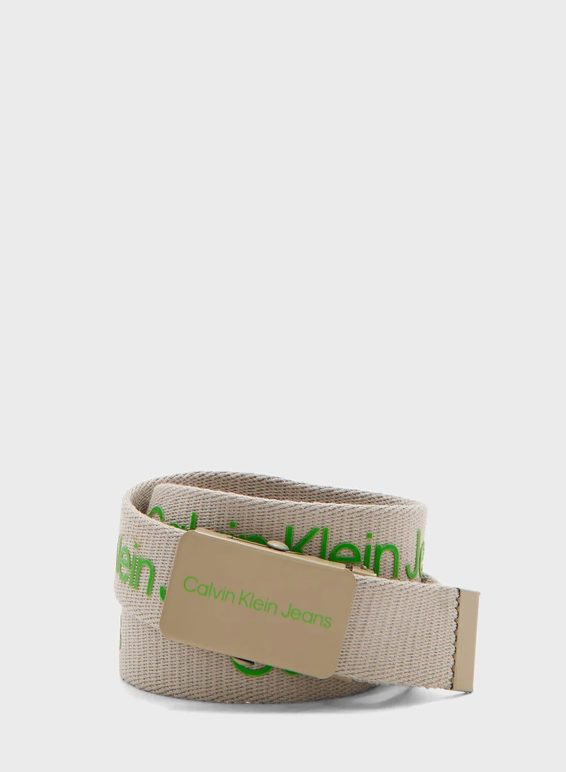 Calvin Klein Jeans Kids Canvas Logo Belt