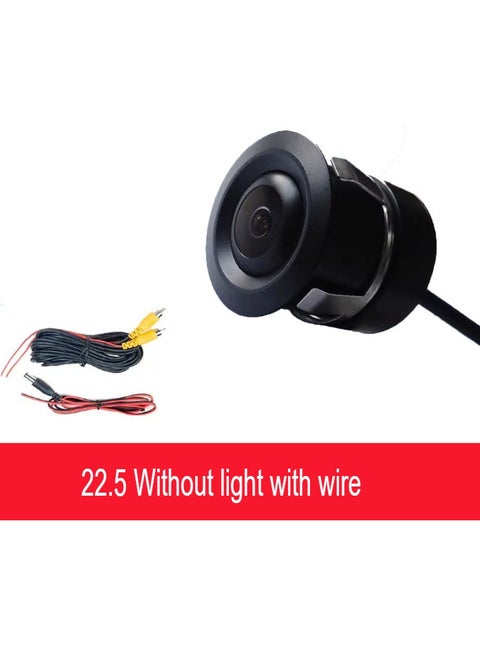 Mini Back Up Camera, Ip68 Waterproof GM 22.5 Car High-definition Reversing Camera, Wide Angle Car Rear View Camera Suitable for All Vehicles, (22.5 Without Lights + 6 Meters of Cable)