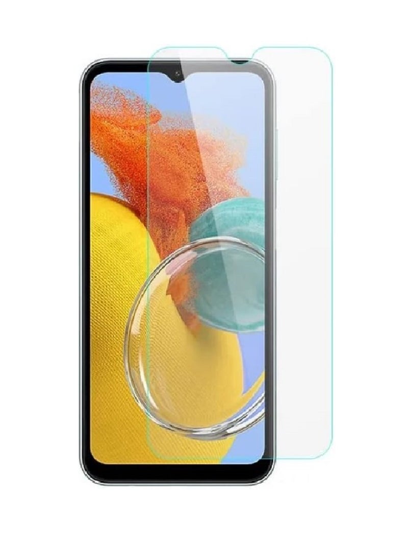 Super Tempered Glass Screen Protector Clear Designed For Samsung Galaxy M14 Full Screen Coverage And Bubble Free - Image 1