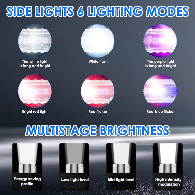 tinshow Mini Torch LED Super Bright 400LM USB-C Rechargeable Keychain Flashlight with UV Red Blue Light - Image 4