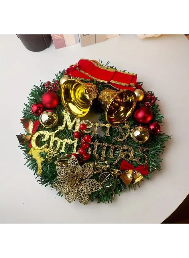 Gift Package Style Classic Plastic Ivy Wreath All Season Holiday Door Wall Decor - Image 1