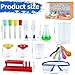 PPXMEEUDC 24PCS Educational Lab Science Experiments Early Learning Kit for Boys and Girls with Many Tools Droppers Plastic Test Tubes with Caps Lab Science Supplies Test - Image 4