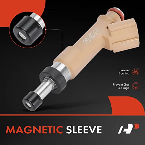 A-Premium Fuel Injectors Compatible with Toyota Corolla 2014 2015, L4 1.8L, GAS, Set of 4, Replace# 19185687, 2320939146 - Image 3