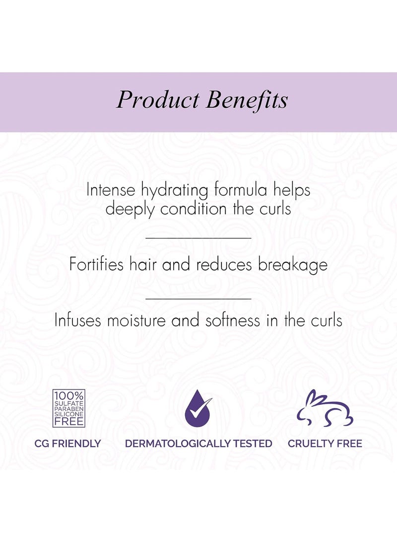 كيرل أب قناع ترطيب مكثف للشعر المجعد - بلسم عميق للشعر المجعد - خالي من الكبريتات والبارابين والسيليكون (200 جرام، طازج) - Image 5