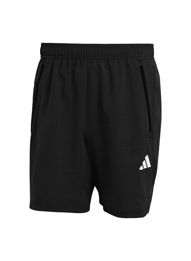 Adidas Tr-Es Wv Mel S Black Training Shorts For Men XS 7"