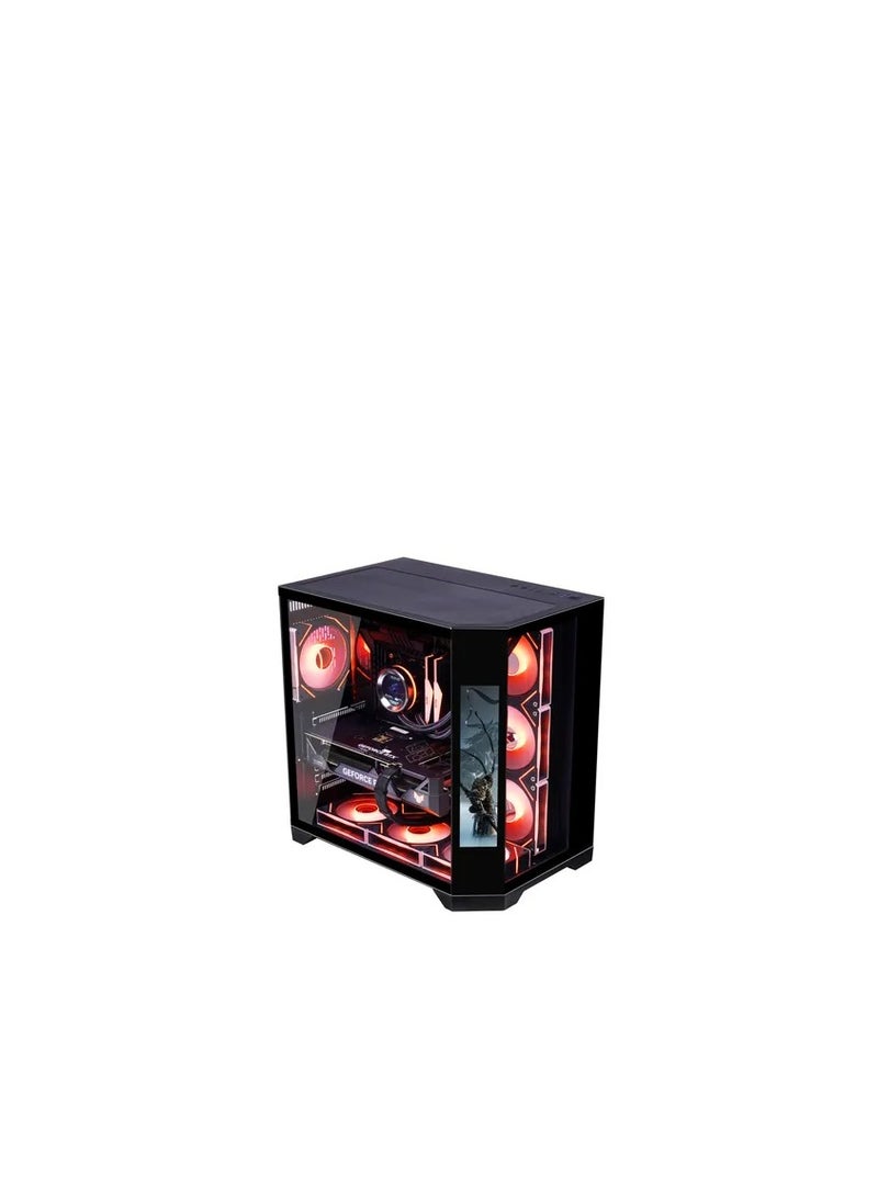WJCOOLMAN مروحة WJCOOLMAN Y60 PRO 7UNI LCD سوداء - Image 2
