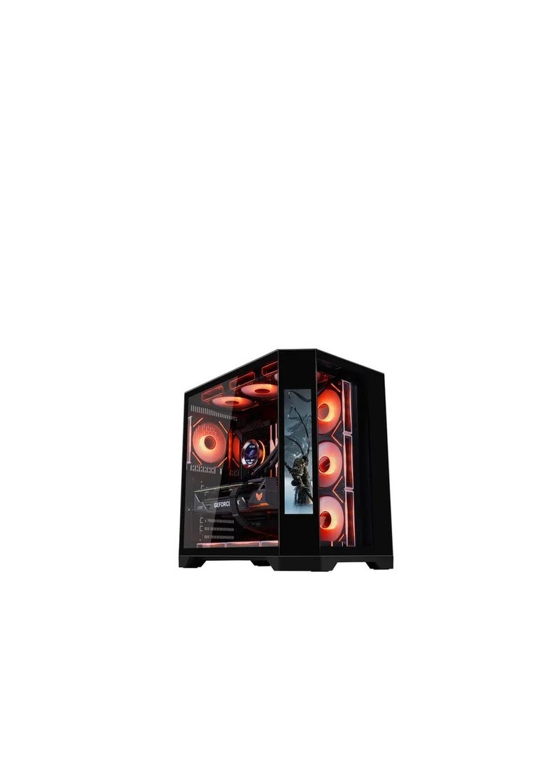 WJCOOLMAN مروحة WJCOOLMAN Y60 PRO 7UNI LCD سوداء - Image 3