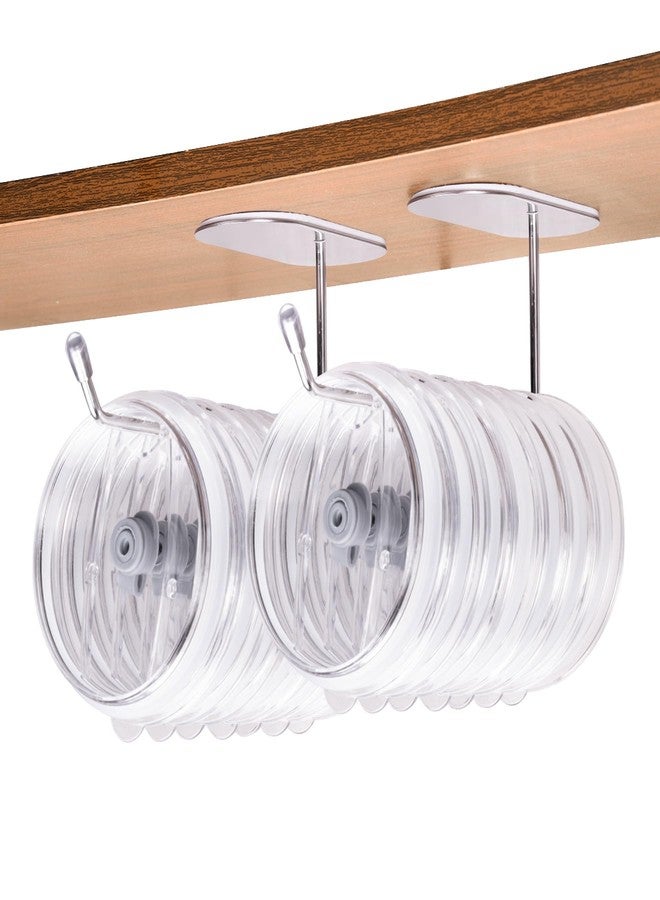 Rancco 2 PCS Tumbler Lid Organizer, Stainless Steel, Self-Adhesive or Drilled Tumbler Lid Holds for Space Saving - Image 1