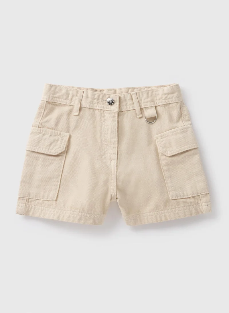 Matalan Girls Beige Twill Shorts