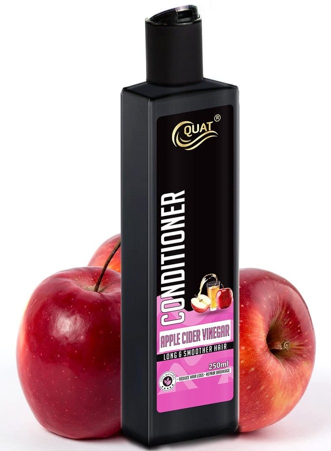 QUAT Apple Cider Vinegar Conditioner, Nourishes, Repair & Shine, For Long and Lifeless Hair, Dream Lengths (250ml) - Image 1