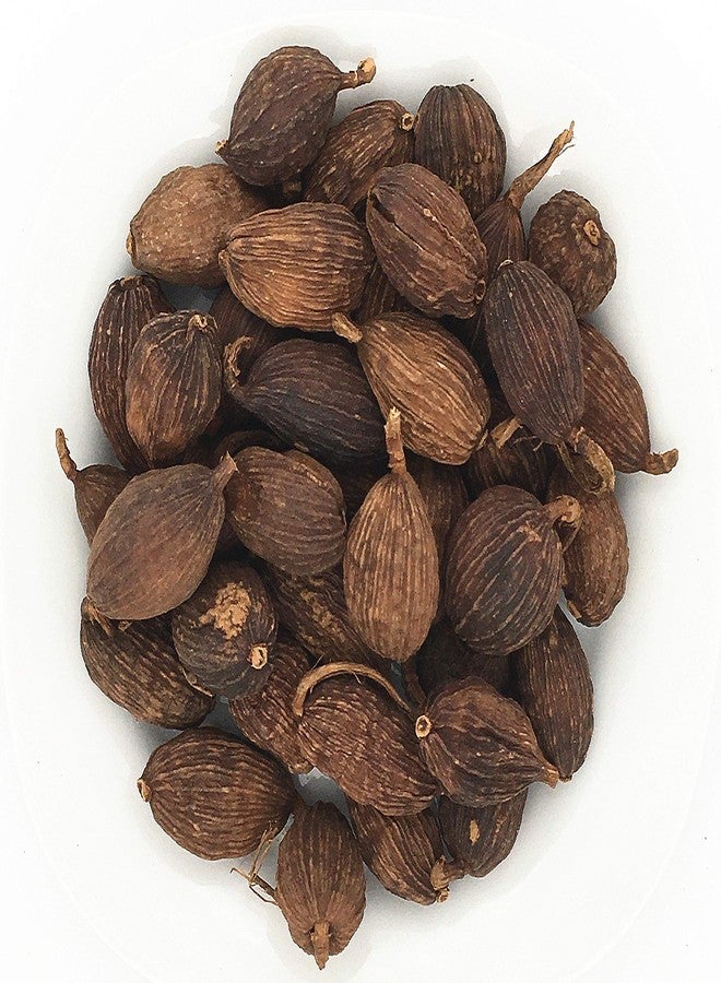 Greenlike Natural Dried Amomum Costatum Black Cardamom Tsaoko Sha Ren Chinese herb 草果 12oz - Image 1