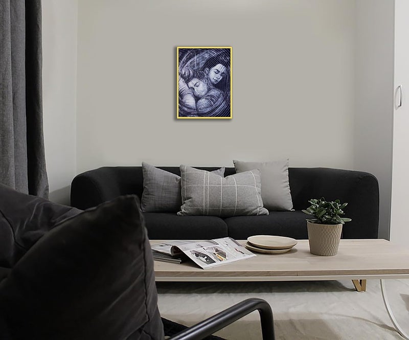 Anaadi Ram Ji Hanuman Ji Wall Painting With Frame Photo Frame For Home Living Room Drawing Room Office Wall Dcor Gifting 33cm X 259cm RHBWS - Image 2
