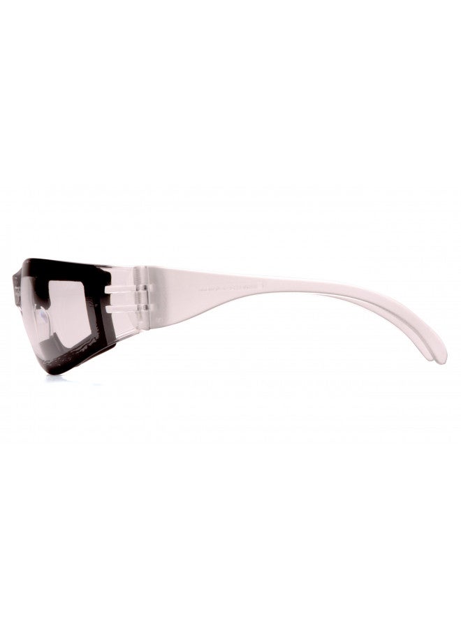 Pyramex Safety Pyramex Intruder Safety Eyewear Clear Frame Full Foam Padding Clear Anti-Fog Lens - Image 4