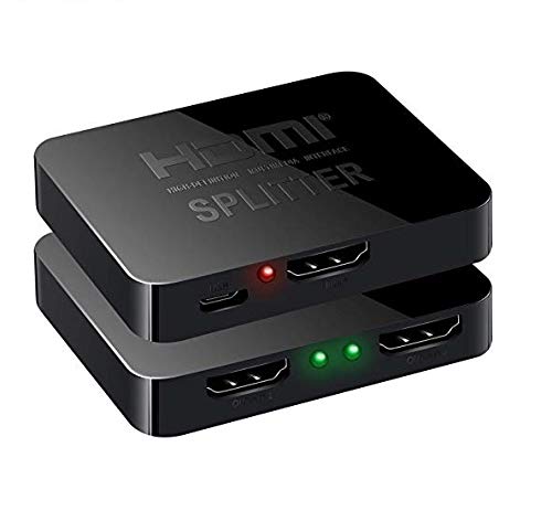 Tobo Mini 1x2 HDMI Splitter,1 Input 2 Output HDMI Amplifier Switcher Box Hub Support 4KX2K / 3D / 2160p / 1080p-(TD-442H-01) - Image 1