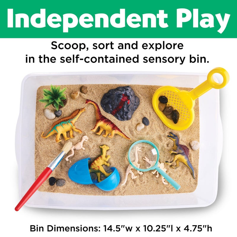 Creativity for Kids Sensory Bin: Dinosaur Dig - Toddler Sensory Toys, Sensory Bin Filler and Toddler Activities for Boys and Girls, Dinosaur Toys for Kids Ages 3-5+ - Image 5