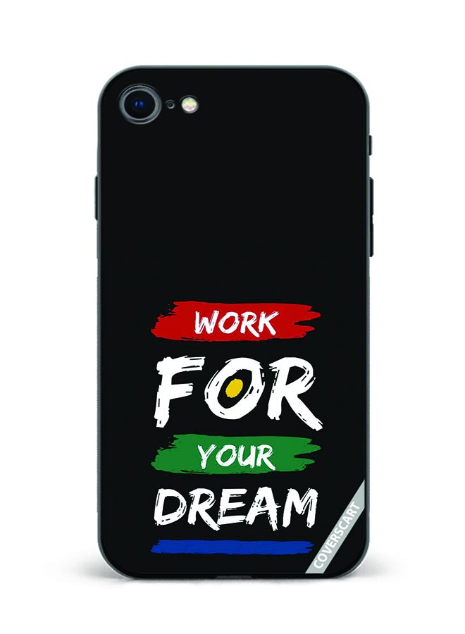 COVERSCART Protective Case Cover For Apple iPhone SE 2022 Work For Your Dream Design Black