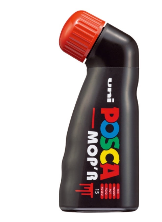 POSCA MOP’R Red Water Based Permanent Paint Markers - Box of 4 - Image 1