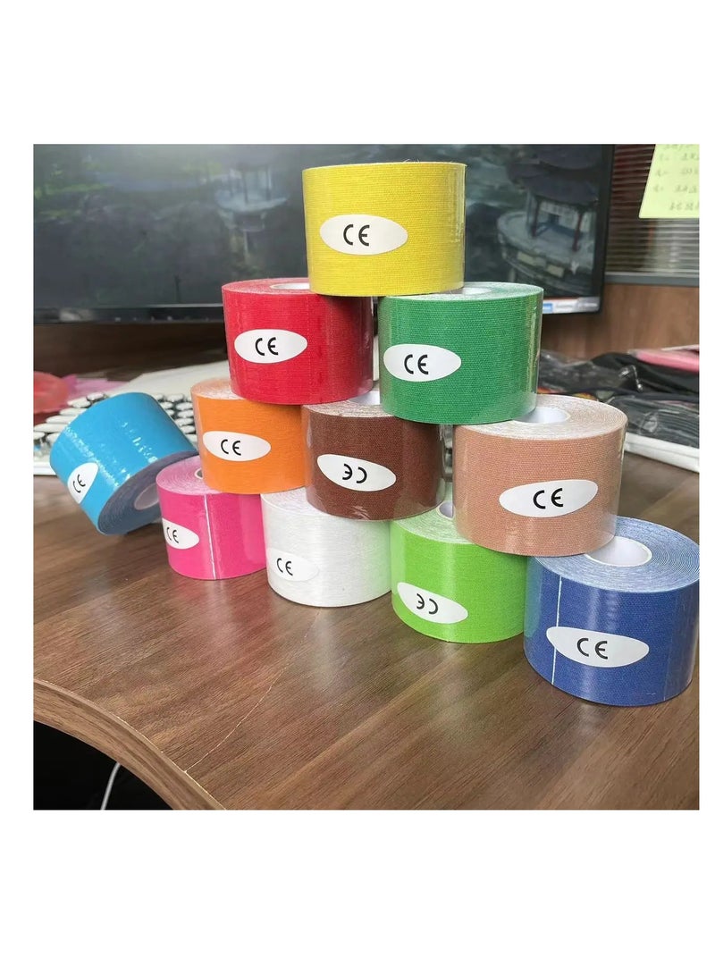 Generic Sports Waterproof Kinesiology Tape Stickers Athletic Bandage Muscle Recovery Protector Strapping Pain Relief Tennis Gym  - Image 2