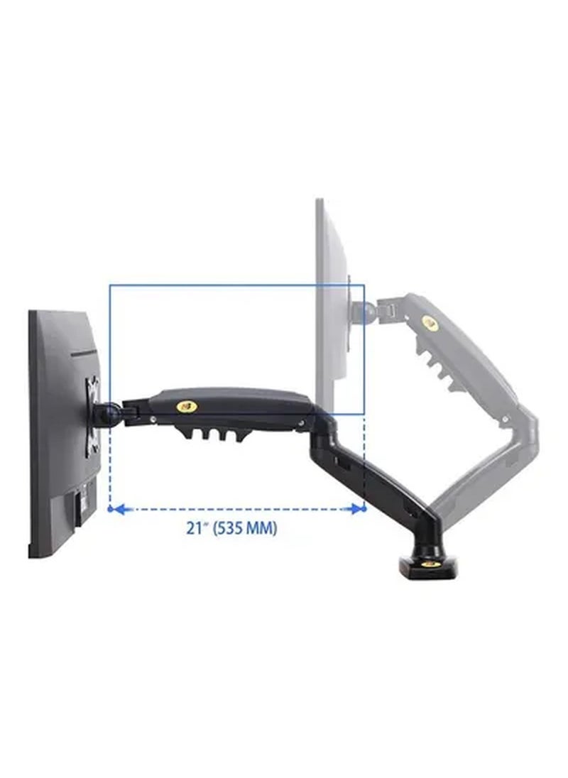 NB NORTH BAYOU Full Motion Swivel Computer Dual Monitor Arm black  - Image 4