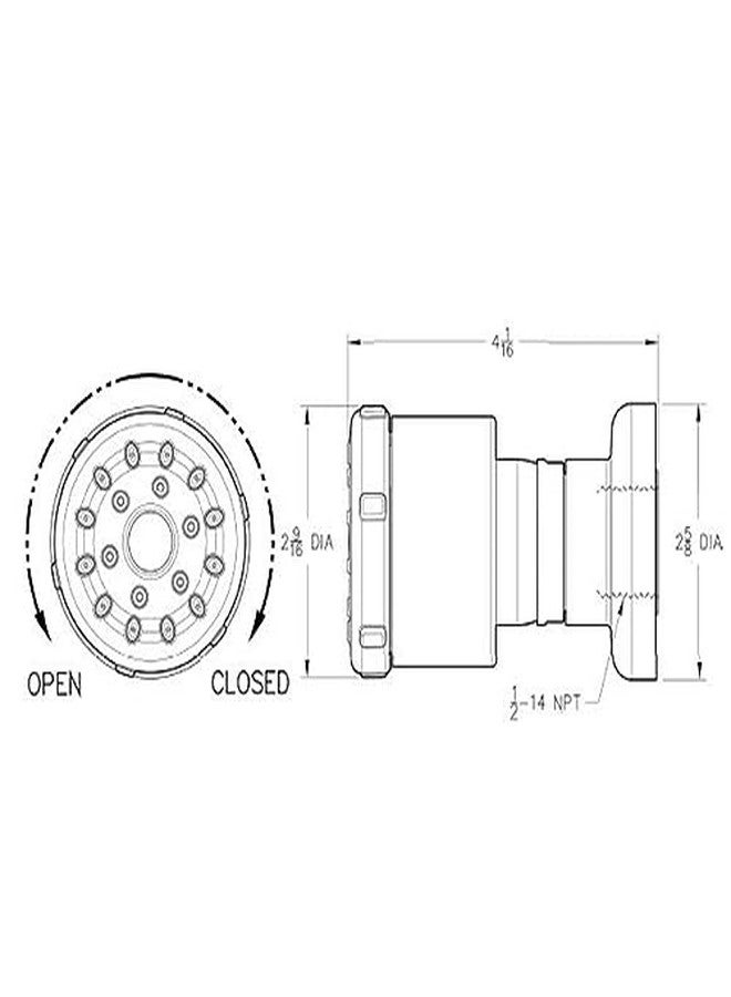 Pfister 015-BD0C Shower Body Jet Style - Image 2