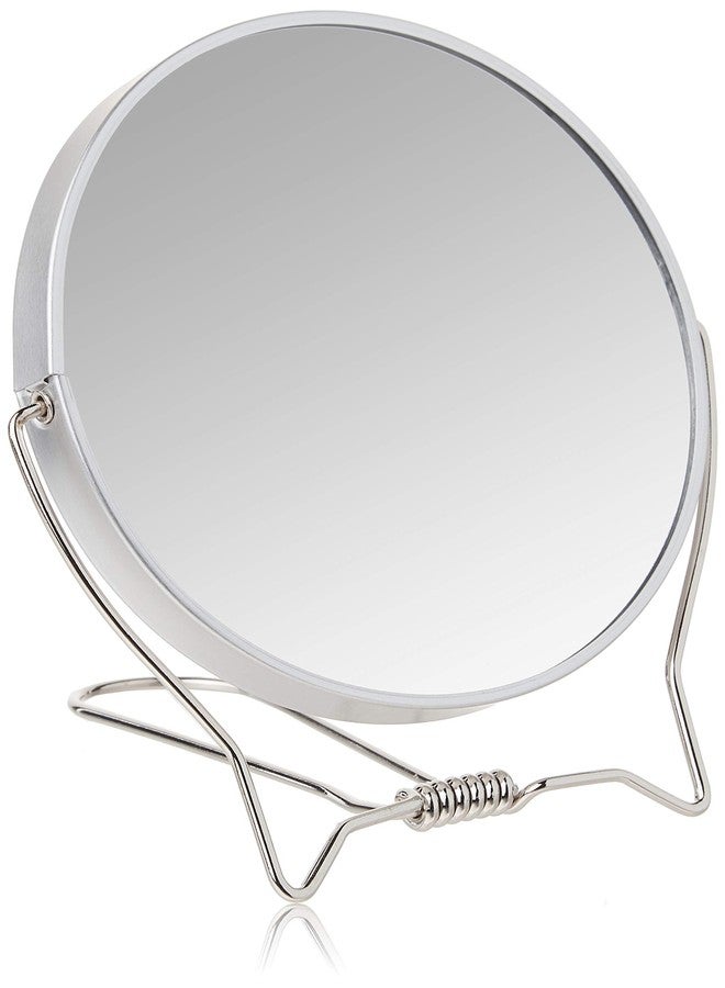 Goody Two-Sided Makeup Mirror with Stand - 1X and 3X Dual Sided Magnification - Lightweight & Portable Table Top Magnifying Vanity Mirror - Image 1
