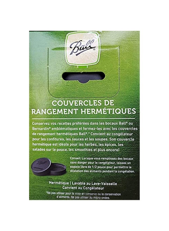 Ball Mason Jar Leak-Proof Lids, Regular Mouth, 6-Count