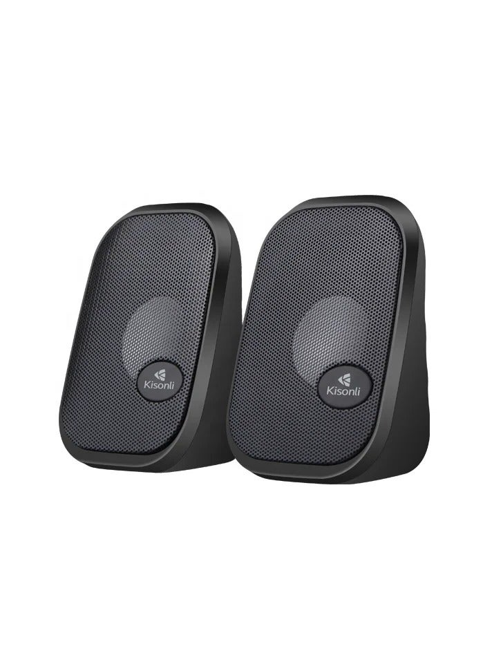 Kisonli KS-09 USB Stereo Speaker – Clean Performance & Easy Use - Image 1