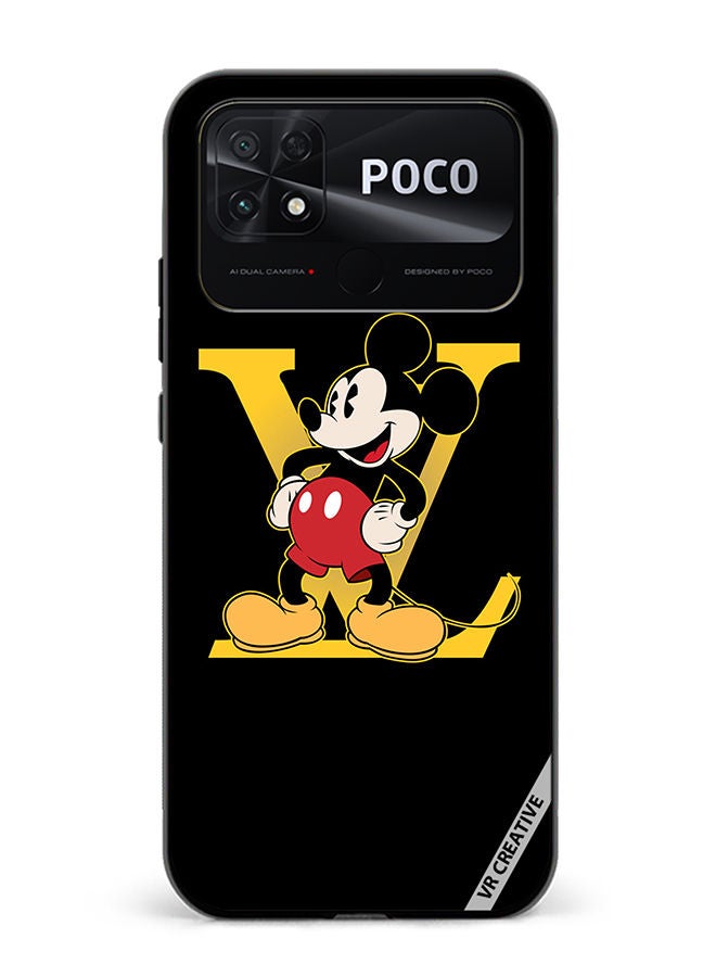 VR CREATIVE Protective Case Cover For Xiaomi Poco C40 Micky Design Multicolour - Image 1