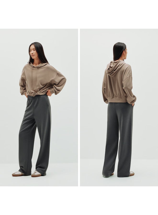 SEMIR بنطلون سمير كاجوال للنساء طباعة حروف الربيع بنطلون طويل بسيط أسلوب رياضي بنطلون واسع الساق 102126127001 - Image 3