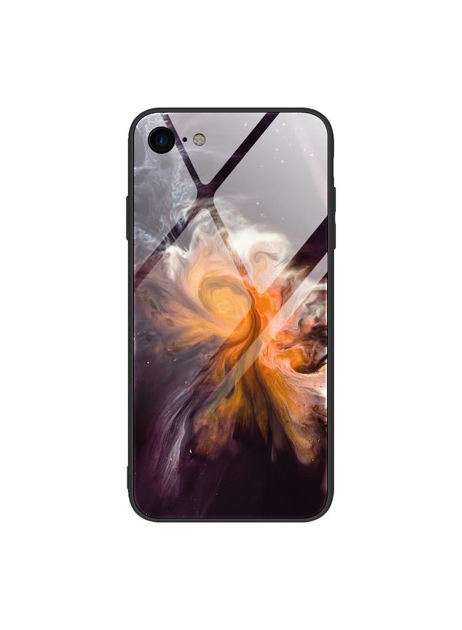 S-TOP Case For iPhone SE 2022 / SE 2020 / 8 / 7 Marble Pattern Glass Protective Case - Image 1