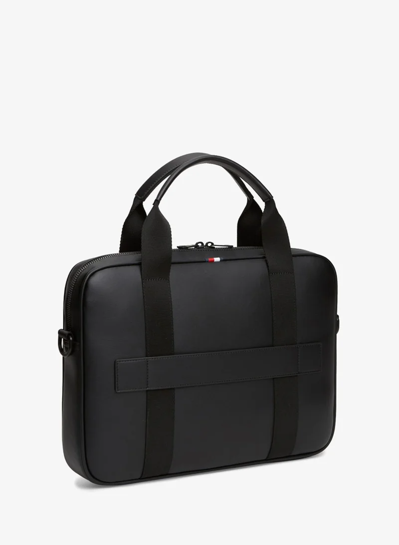 Tommy Hilfiger  Enamel Flag Perforated Laptop Bag for Men | Best Price UAE